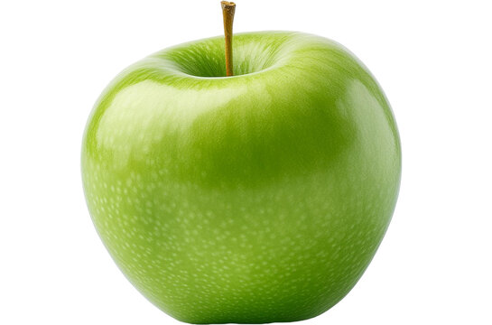 green apple isolated on white