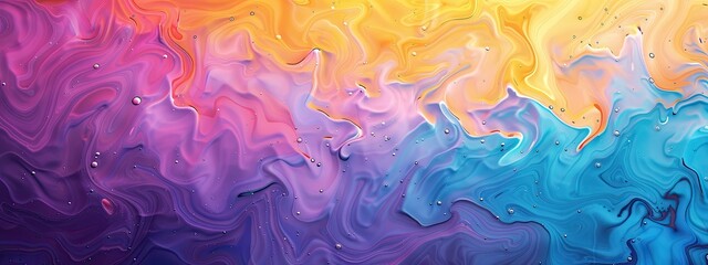 Fototapeta premium Background colorful liquid in the trend colors pink, orange, blue and violet. Modern design