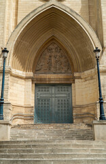 Albacete's Cathedral, on a sunny day
