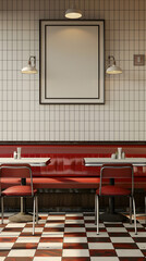 Retro American diner