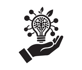 Clever Concepts vector art graphic resources silhouette vector style, white background