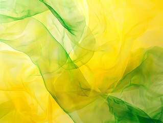 Abstract Green and Yellow Background, Generative AI Illustration