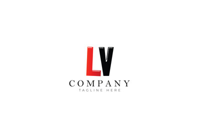 LV logo, Branding logo, clothing logo, letter logo