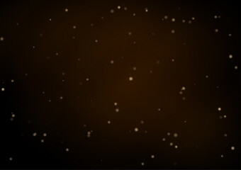 Brown and black gradient abstract background decorated with white dots can be used in media design.