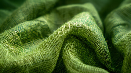 Colored fabric close up