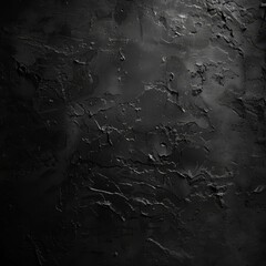Fototapeta premium A dark grunge background texture for design, featuring rough and worn textures with subtle hints of light in the corners. It's perfect as an overlay or for creating urbanstyle designs. The black color