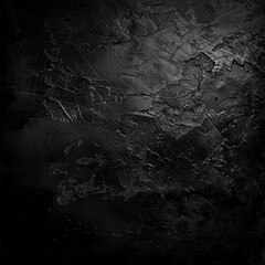 A dark grunge background texture for design, featuring rough and worn textures with subtle hints of light in the corners. It's perfect as an overlay or for creating urbanstyle designs. The black color