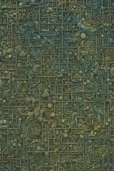 Obraz premium abstract organic grid structure