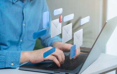 Digital communication and email notifications