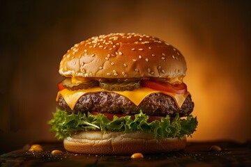 Burger Realistic photography