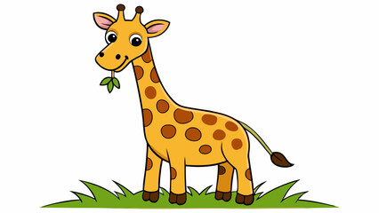 giraffe cartoon illustration