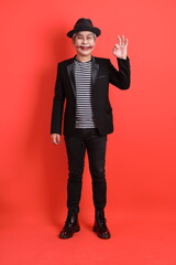 50s man in Halloween costume