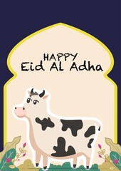 Eid Al-Adha Celebration Illustration