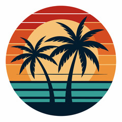 palm tree silhouette