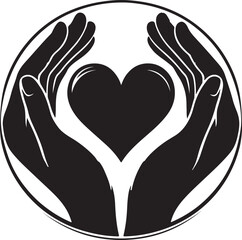 Obraz premium International Day of Charity Silhouette Vector Illustration.