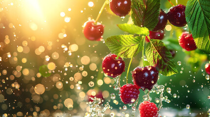 An assortment of fruits, vibrant and fresh.