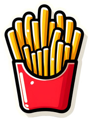 French Fries Sticker