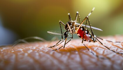 Fototapeta premium Awareness of Dengue Haemorrhagic Fever in rainy season