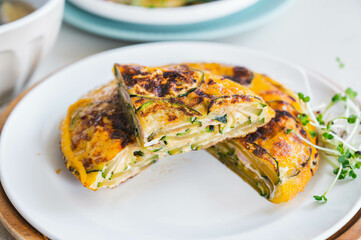 ズッキーニのオムレツ