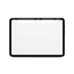Tablet Computer Mock. Up With an Empty Screen - High. Resolution Detailed Digital Tablet. Cyber. Isolated on a Transparent Background. Cutout PNG.