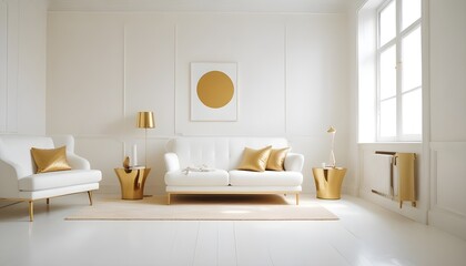 Photo interior modern design room 3d illustration