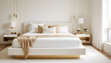 Photo interior modern design room 3d illustration