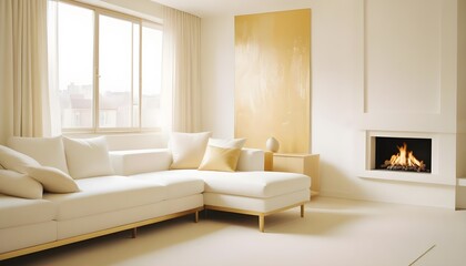 Photo interior modern design room 3d illustration