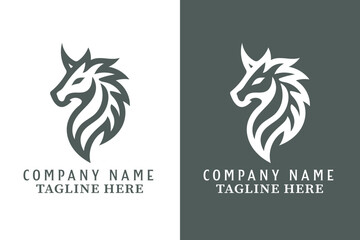 Abstract corporate logo template with brand identify 