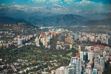 view of santiago chile