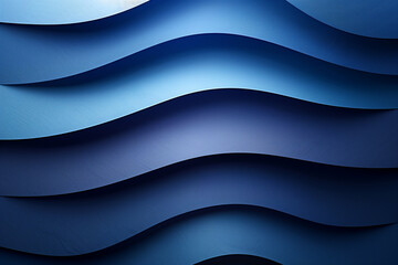 Obraz premium abstract blue wave background