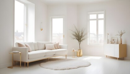 Fototapeta premium Photo interior modern design room 3d illustration