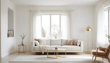 Fototapeta premium Photo interior modern design room 3d illustration