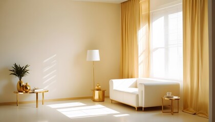 Photo interior modern design room 3d illustration