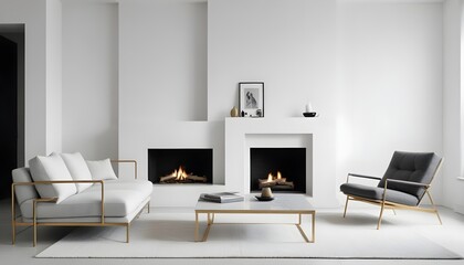 Photo interior modern design room 3d illustration