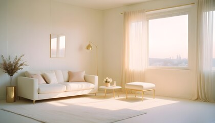 Photo interior modern design room 3d illustration