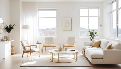 Photo interior modern design room 3d illustration