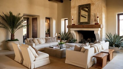 Fototapeta premium Beautiful living room