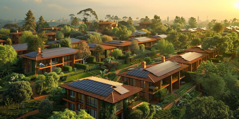 Obraz premium Image related to global warming and renewable energy