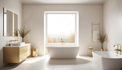 Photo interior modern design room 3d illustration