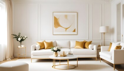 Photo interior modern design room 3d illustration