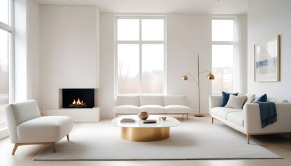 Photo interior modern design room 3d illustration