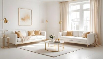 Photo interior modern design room 3d illustration