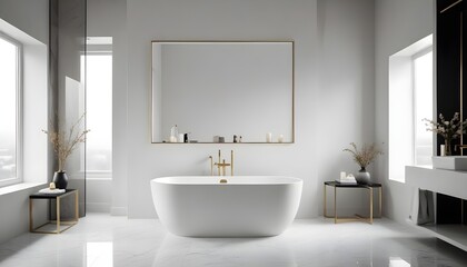Photo interior modern design room 3d illustration