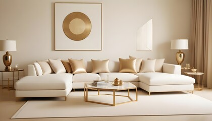 Photo interior modern design room 3d illustration