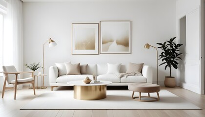 Photo interior modern design room 3d illustration