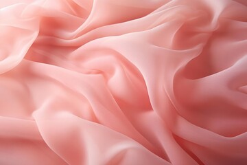 Obraz premium Soft coral background with a fabric texture, gentle and inviting for a variety of products
