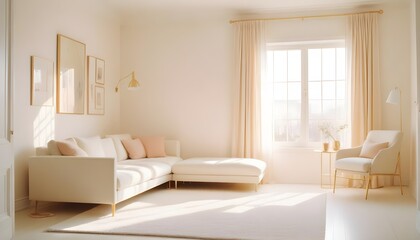 Photo interior modern design room 3d illustration