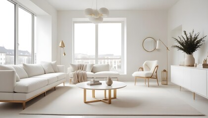 Fototapeta premium Photo interior modern design room 3d illustration