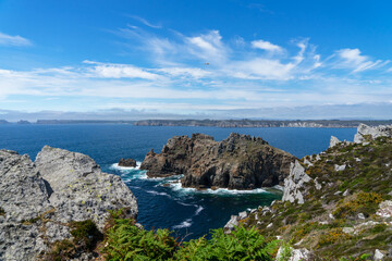 La Pointe de Dinan sur la presqu'île de Crozon est surnommée le 