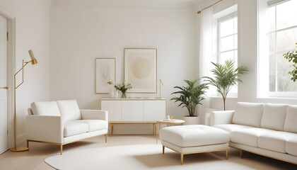 Photo interior modern design room 3d illustration
